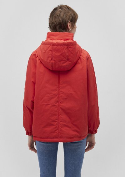 KAPUŞONLU CEKET Yanık Kırmızı
