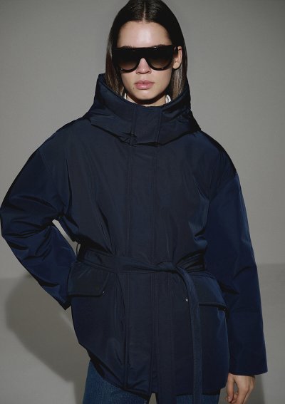 KAPİŞONLU CEKET Gökyüzü Lacivert