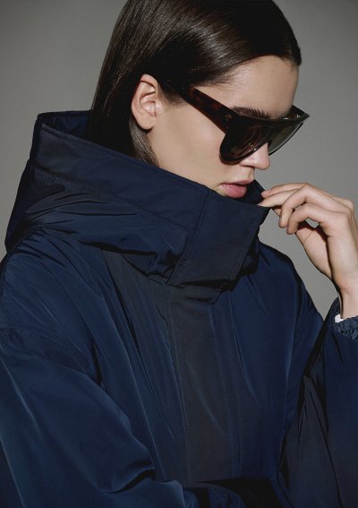 KAPİŞONLU CEKET Gökyüzü Lacivert