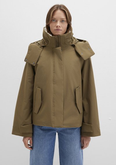 KAPİŞONLU CEKET Soluk Haki