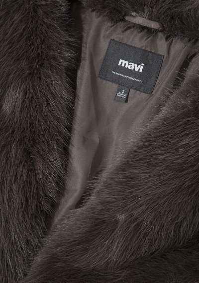 KISA TÜYLÜ CEKET Turkish Coffee