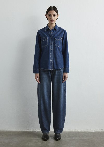 LEVIA Dark Blue Classic Denim