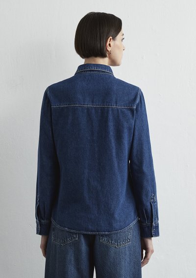 LEVIA Dark Blue Classic Denim