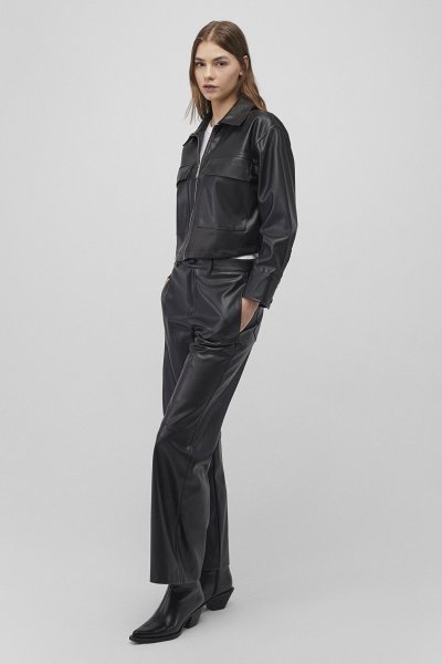 DOKUMA OVERSHIRT Siyah