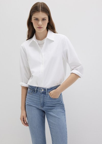 DOKUMA GÖMLEK Kırık Beyaz