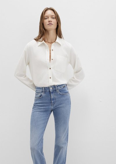 UZUN KOLLU DOKUMA GÖMLEK  Hindistan Cevi