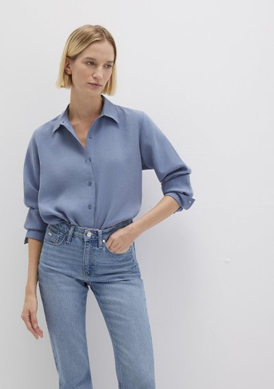 UZUN KOLLU DOKUMA GÖMLEK  Infinity