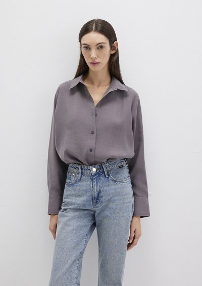 UZUN KOLLU DOKUMA GÖMLEK  Tornado