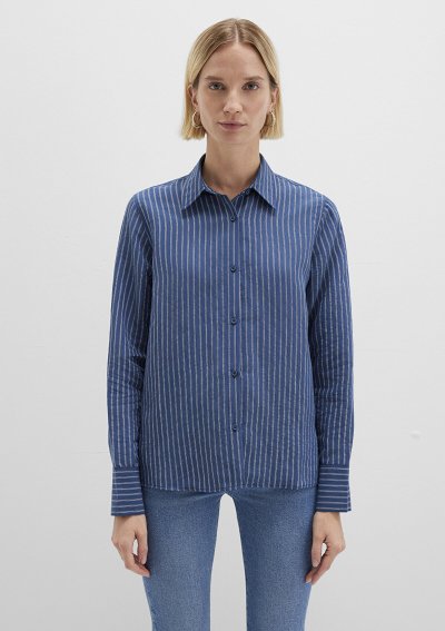 UZUN KOLLU DOKUMA GÖMLEK  Infinity Strip