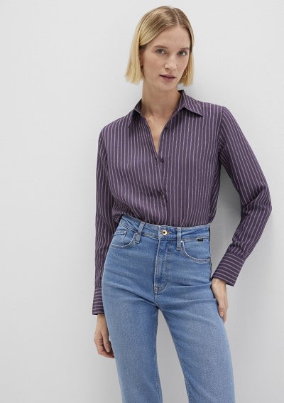 UZUN KOLLU DOKUMA GÖMLEK  Sweet Grape St