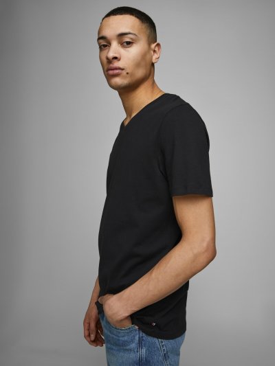 JJEplaın V Yaka Basıc Tişört 12136713