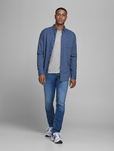 JJEplaın V Yaka Basıc Tişört 12136713