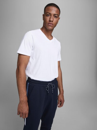 JJEplaın V Yaka Basıc Tişört 12136713