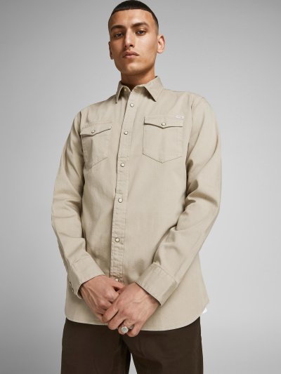 Jack Jones Erkek Denim Gömlek Jjesherıdan 12138115