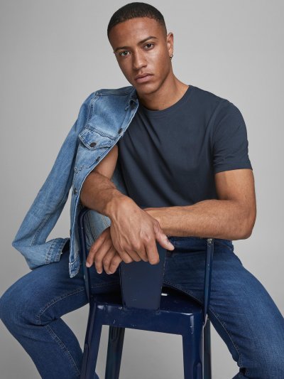 JJEOrganıc Düz Tişört 12156101