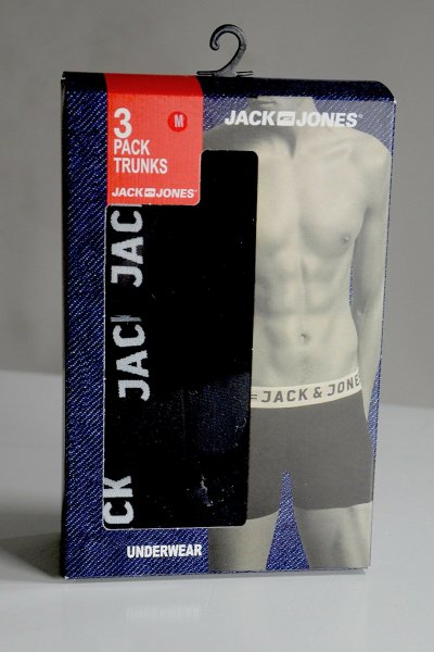 Jack Jones Boxer Jacanthony Trunks 3 Pack Black 12171944