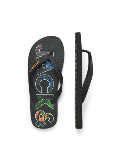 JFWLogo Palm Prınt Parmak Arası Terlik 12230642