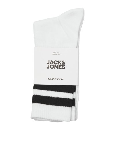 JacTravıs Çizgili Tennıs Çorap 3'lü 12260082