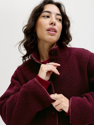 JXVera Leopar Desenli Peluş Ceket 12272583