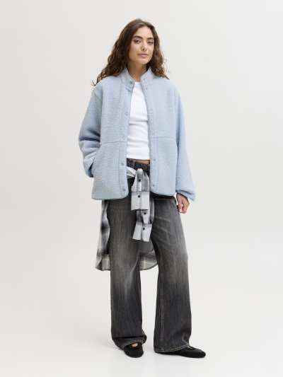 JXVera Leopar Desenli Peluş Ceket 12272583