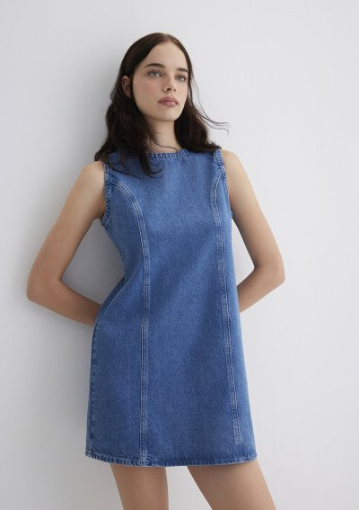 ELVIRA Mid Blue Maviterrenean