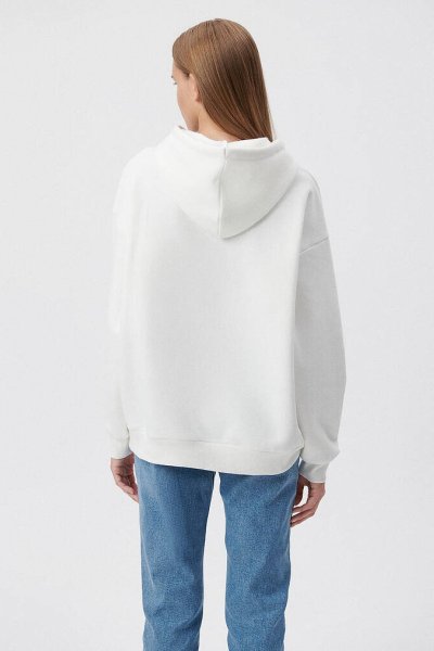 MAVİ LOGO KAPÜŞONLU SWEATSHIRT Kırık Bey