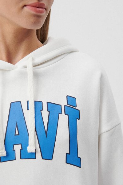 MAVİ LOGO KAPÜŞONLU SWEATSHIRT Kırık Bey