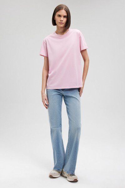 YUVARLAK YAKA TİŞÖRT Lilac Sachet