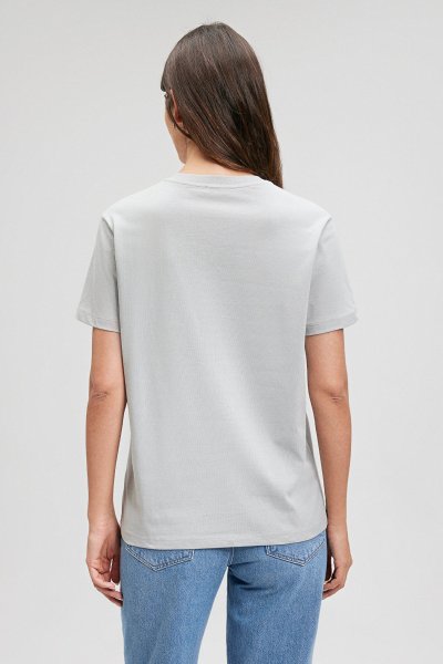 BASIC SHORT SLEEVE TEE Açık Gri