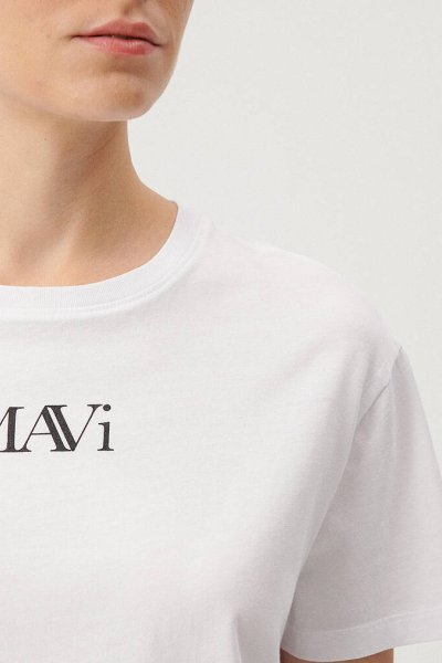 MAVI LOGO TSHIRT Beyaz