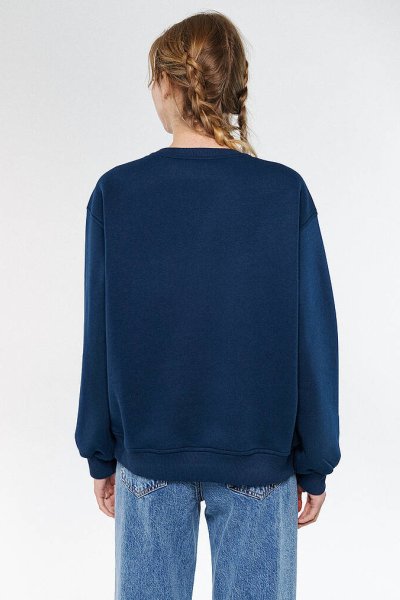 UZUN KOLLU SWEATSHIRT dress blues