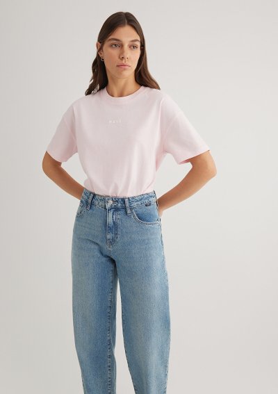 MAVI BASKILI TİŞÖRT Pink-a Boo