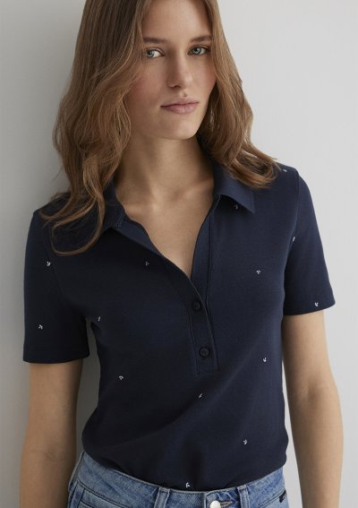 POLO YAKA TİŞÖRT Koyu Lacivert