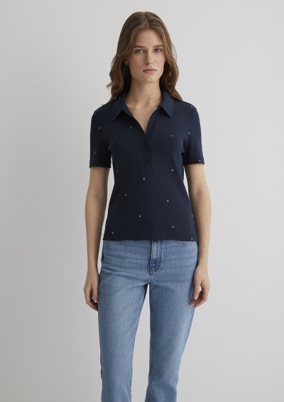 POLO YAKA TİŞÖRT Koyu Lacivert