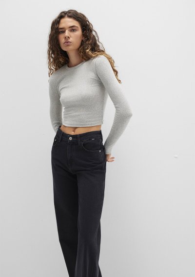 UZUN KOLLU PENYE UST  Açık Gri Melanj