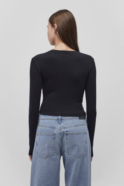 UZUN KOLLU PENYE UST  Siyah