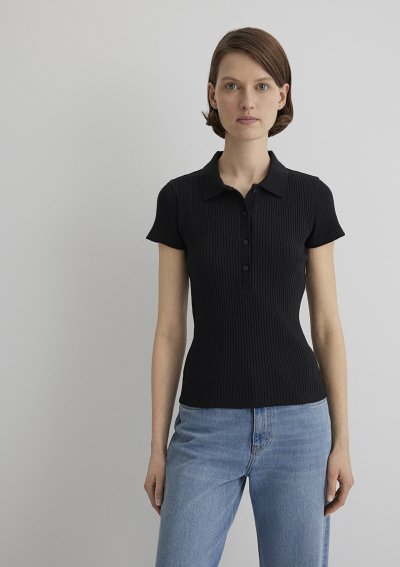 POLO YAKA PENYE Siyah