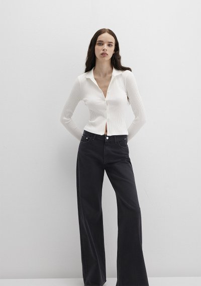 POLO YAKA MODELLI PENYE Kırık Beyaz