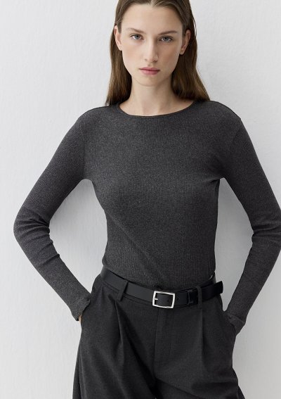 UZUN KOLLU MODELLİ PENYE Koyu Antrasit M