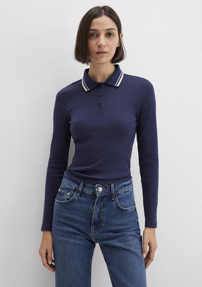 POLO YAKA MODELLI PENYE Derin Lacivert
