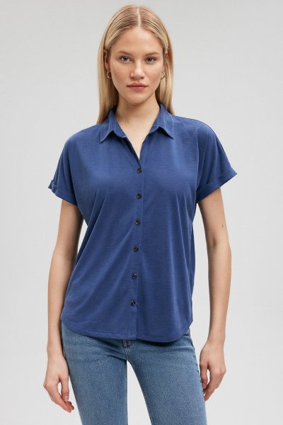 KISA KOL TİŞÖRT  Derin Mavi