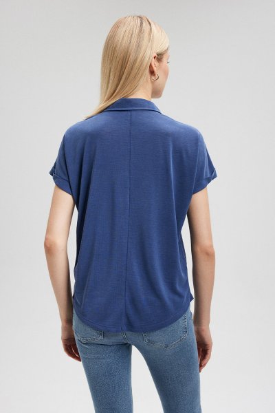 KISA KOL TİŞÖRT  Derin Mavi