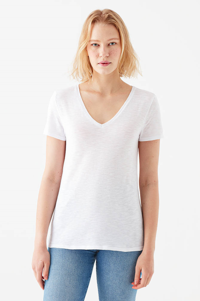 BASIC V YAKA PENYE Beyaz