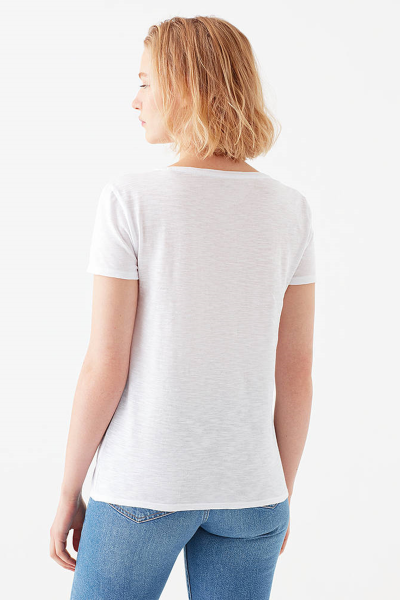 BASIC V YAKA PENYE Beyaz