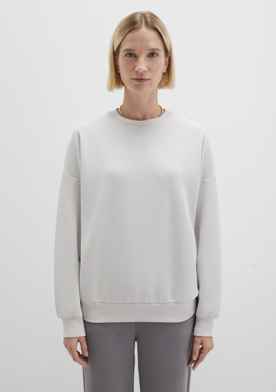 OVERSİZE SWEATSHIRT Açık Gri