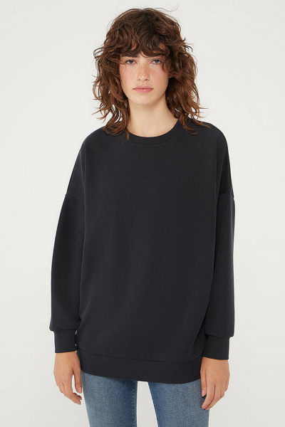 OVERSİZE SWEATSHIRT Siyah