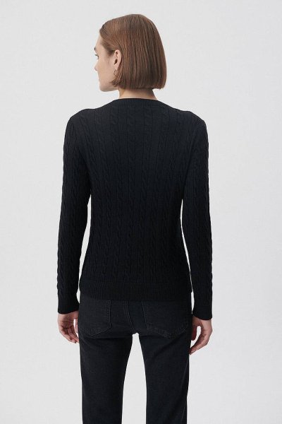 BİSİKLET YAKA KAZAK Siyah