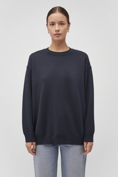 BISIKLET YAKA KAZAK Gökyüzü Lacivert