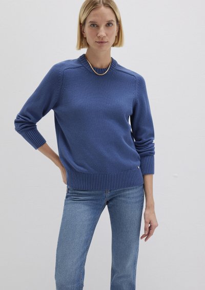 BİSİKLET YAKA KAZAK Derin Lacivert