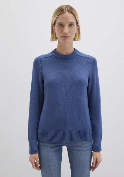 BİSİKLET YAKA KAZAK Derin Lacivert